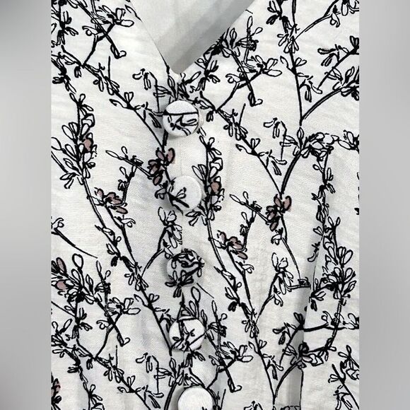 CLUB MONACO MIDI Button Front Dress Size 0 - Picture 13 of 16